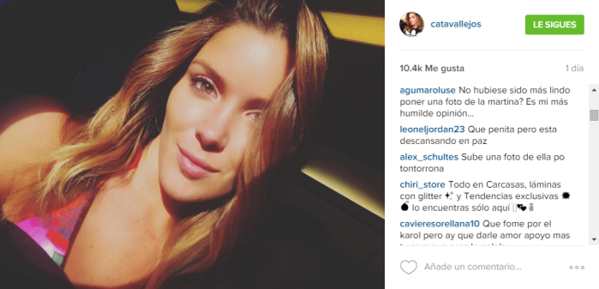 ¡Criticada! Los duros comentarios que recibió Cata Vallejos por emotiva foto que compartió en Instagram