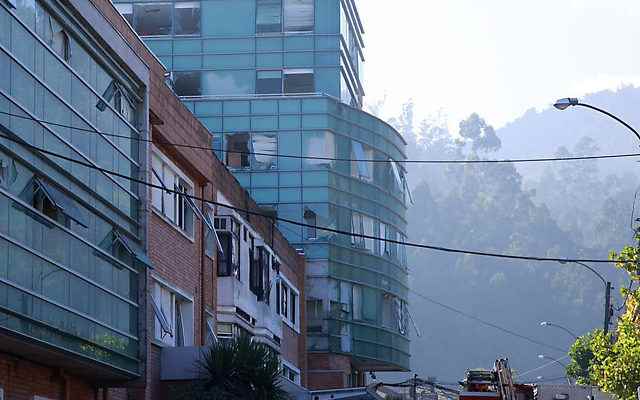 Video capta el momento exacto de la explosión en el Sanatorio Alemán de Concepción