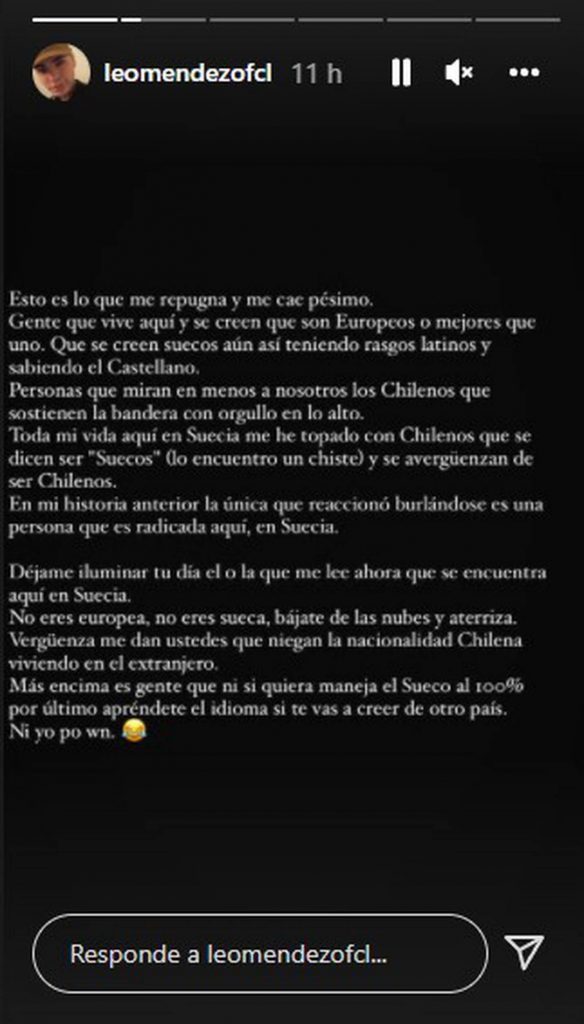 B3XFZ2TAS5G4RHBLE2FPDMPBVU El hijo del cantante, Dj Mendez, dejó en claro que espera un triunfo de Gabriel Boric en las urnas.