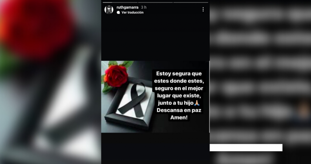 ruth gamarra muerte novio caida departamento Ruth Gamarra quién participo del programa juvenil "Mekano", dedicó un breve mensaje luego que este domingo se reportara la muerte de su pareja, luego de caer desde un piso 12 en Lo Barnechea. “Descansa en paz”, escribió en el breve texto.