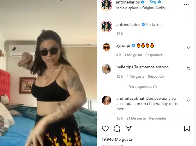 "¡Te amamos Anto!": Antonella Ríos sacó aplausos tras subir nuevo video en la web 3 image 7 La actriz se llenó de piropos tras sumarse a una tendencia de redes sociales como TikTok.