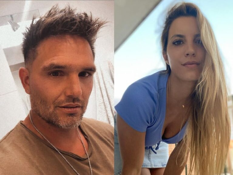 Con esta fotografía  Rafael Olarra y Lucila Vit confirman el nacimiento de su hija