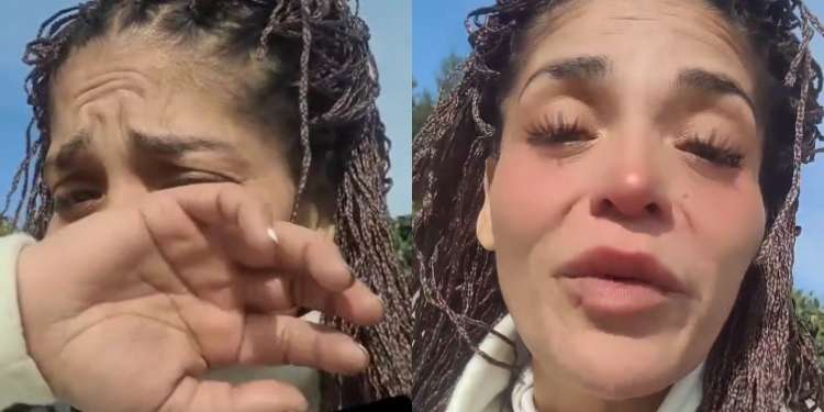 “Estoy hecha mier…”: Kathy Orellana impactó tras ponerse a llorar en medio de un video en Instagram