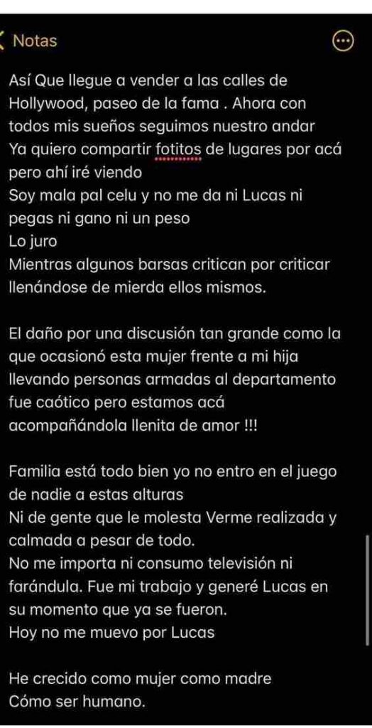 Compress 20220726 172015 5617 La ex Miss Chile relato en un extenso mensaje todo lo que está viviendo en EE. UU.