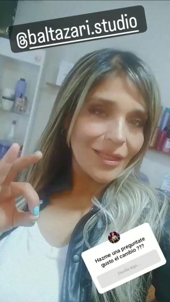 IMG 20220903 WA0032 La mujer se dejó ver en redes sociales durante estos días para lucir un nuevo y renovado look