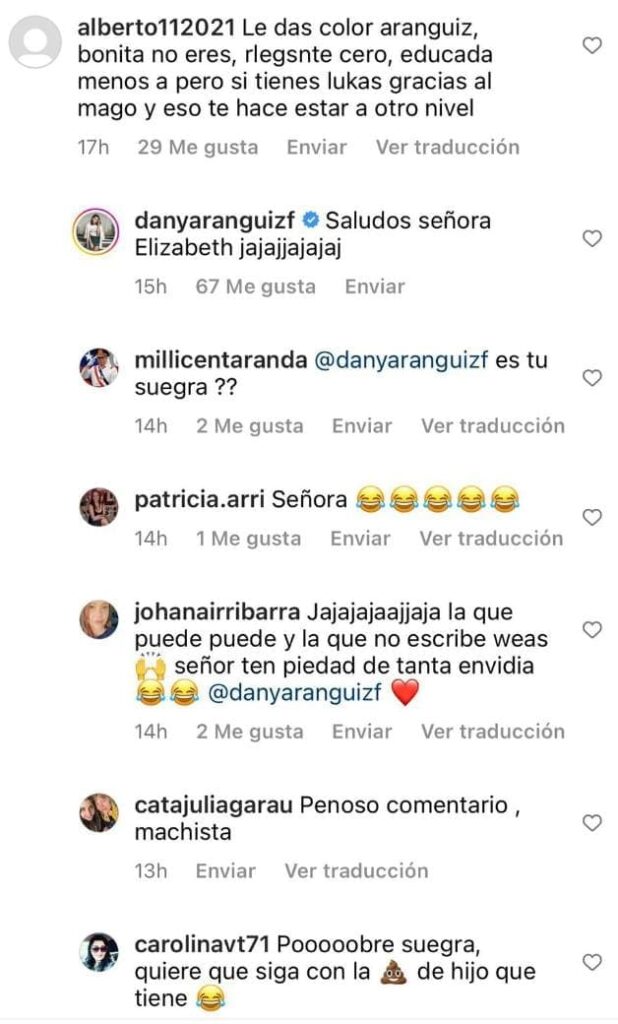 IMG 20221129 WA00081 La panelista respondió a un odioso mensaje que le llegó en instagram.