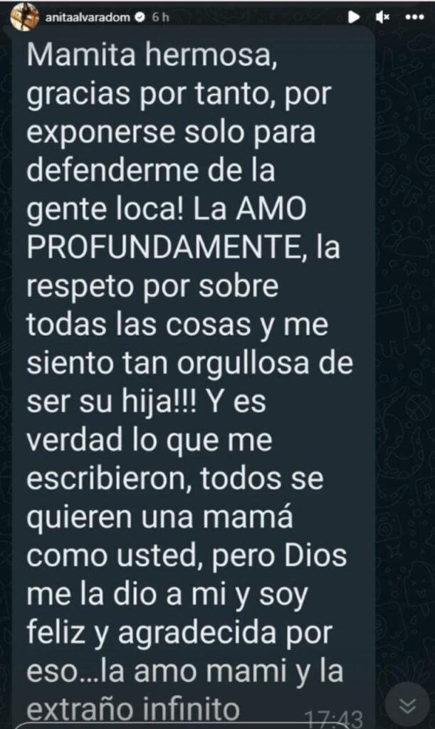 IMG 20221213 WA0034 La hija de la ex geisha chilena ,tuvo palabras para su madre tras la gran polémica con Aránguiz y Mago Valdivia