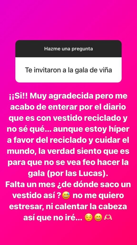 325670454 1414210279385306 3280712683029959693 n 1 Cuando se dieron a conocer más detalles de lo que será la gala del Festival de Viña, Coté López aseguró que rechazó la invitación.