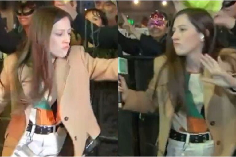 «Fuera de cámara soy peor» Periodista de Mega habló sobre su prendido despacho para Año Nuevo que se viralizó