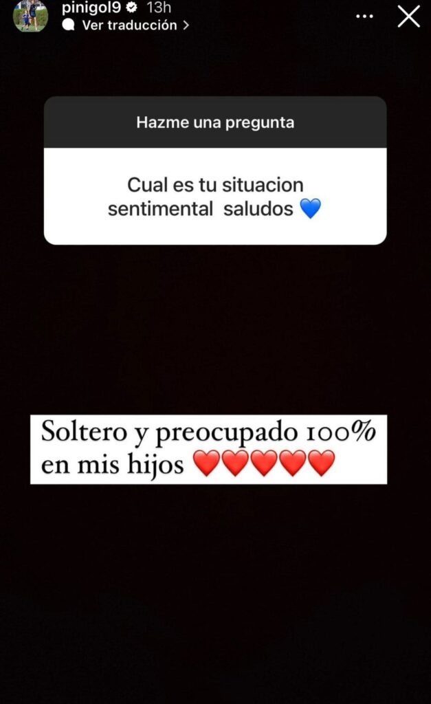 QMVW3TUJEFEB7DLMO7D6LWLGLQ 1 En las redes sociales le consultaron cómo estaba sentimentalmente y el ex jugador no dudó en responder.