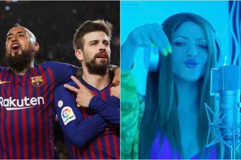El  troleo de Arturo Vidal a Piqué por frase en la canción de Shakira
