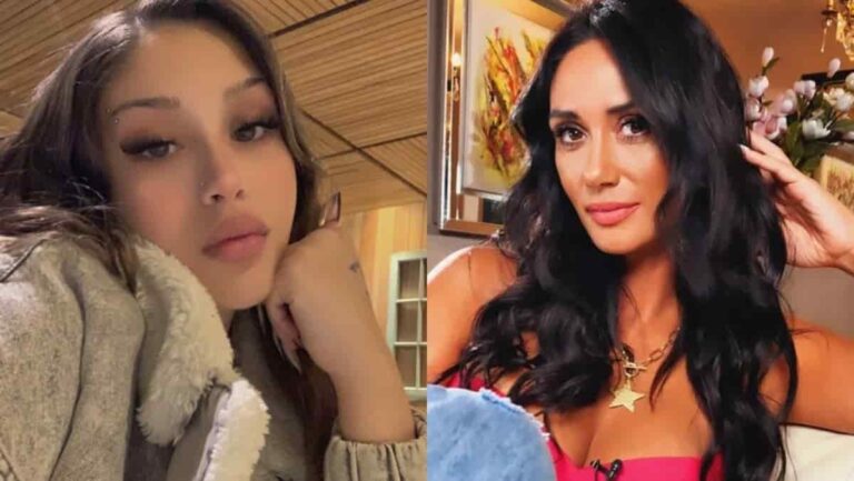 Trinidad y su madre, Pamela Díaz