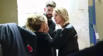 ¿Abrió los ojos? impacto por video donde mamá de Piqué hace callar y toma de la cara a Shakira