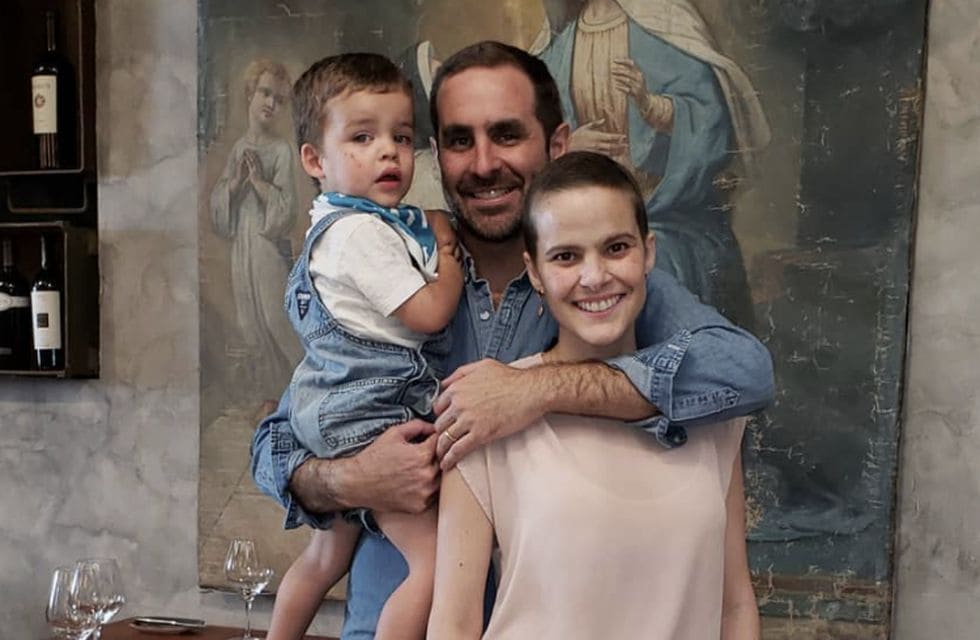 «En el jardín de la mamá…» Viudo de Javiera Suárez mostró cómo su hijo Pedro Milagros celebró en el Día de la Madre