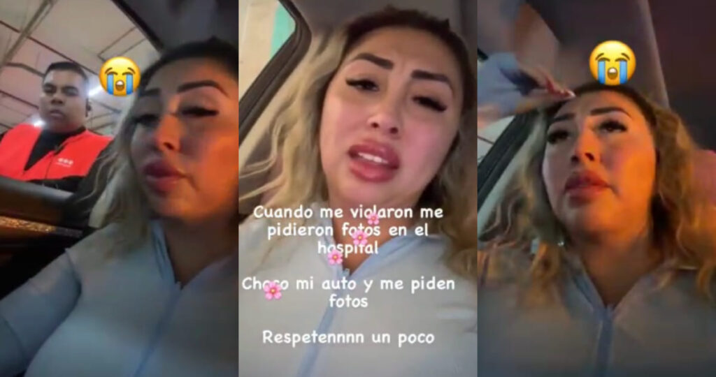 «Vieron que choqué el auto y me piden una foto»Naya Fácil lanzó duro descargo contra fans y pide respeto