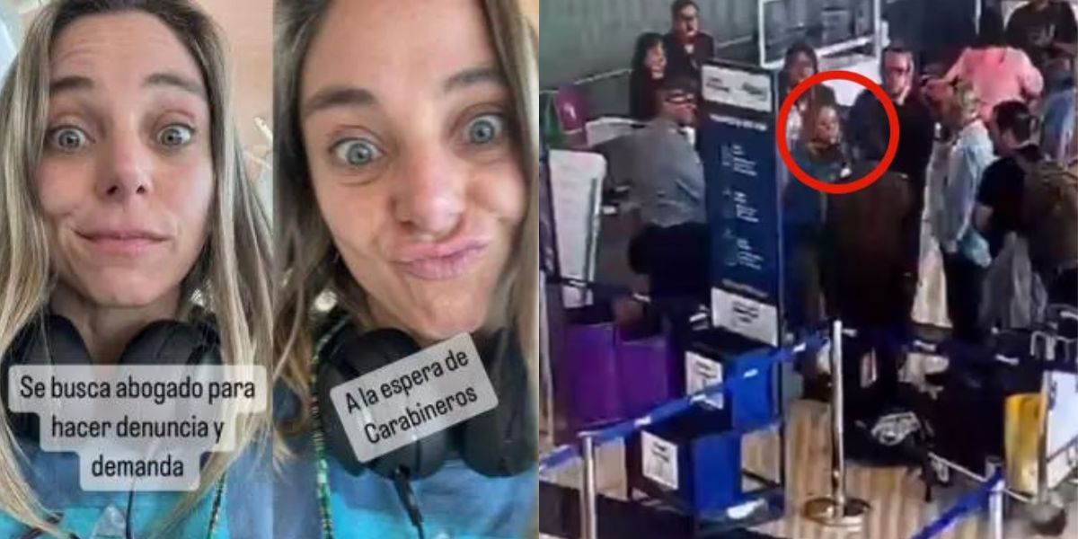 Mariana Derderian vivió altercado en aeropuerto de Calama