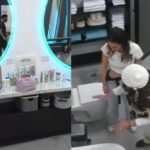 Los argentinos fueron los primeros en darse cuenta del peculiar momento que vivieron las mujeres en el baño de Gran Hermano