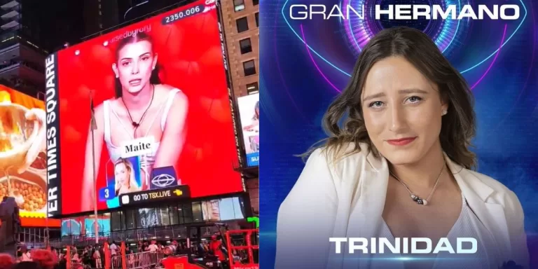 Esta fue la cara de Trinidad al enterarse que Coni apareció en Times Square 10 La última eliminada no pudo esconder su asombro, tras ver las imágenes de la participante de Gran Hermano