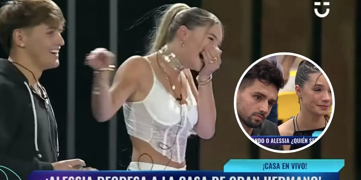 El palo de Alessia a Bambino en su reingreso a Gran Hermano