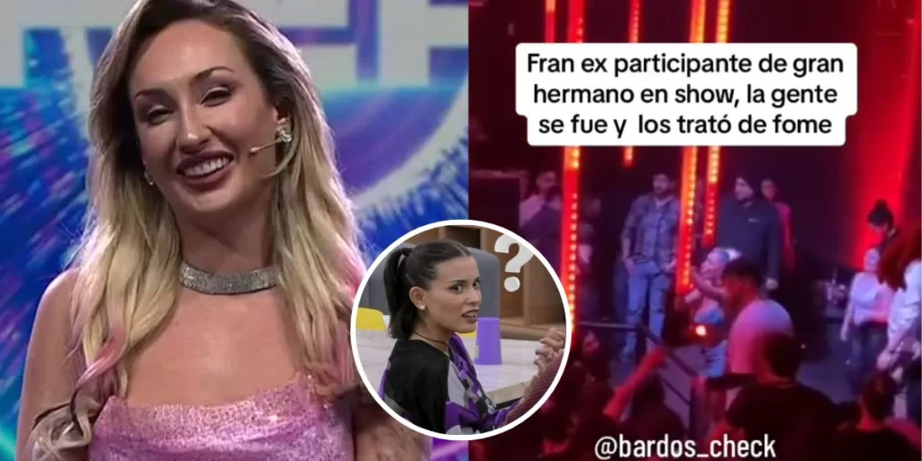 Fran Maira insultó a la gente tras ser abucheada y  pifiada en evento discotequero: “¡Los hue…!”