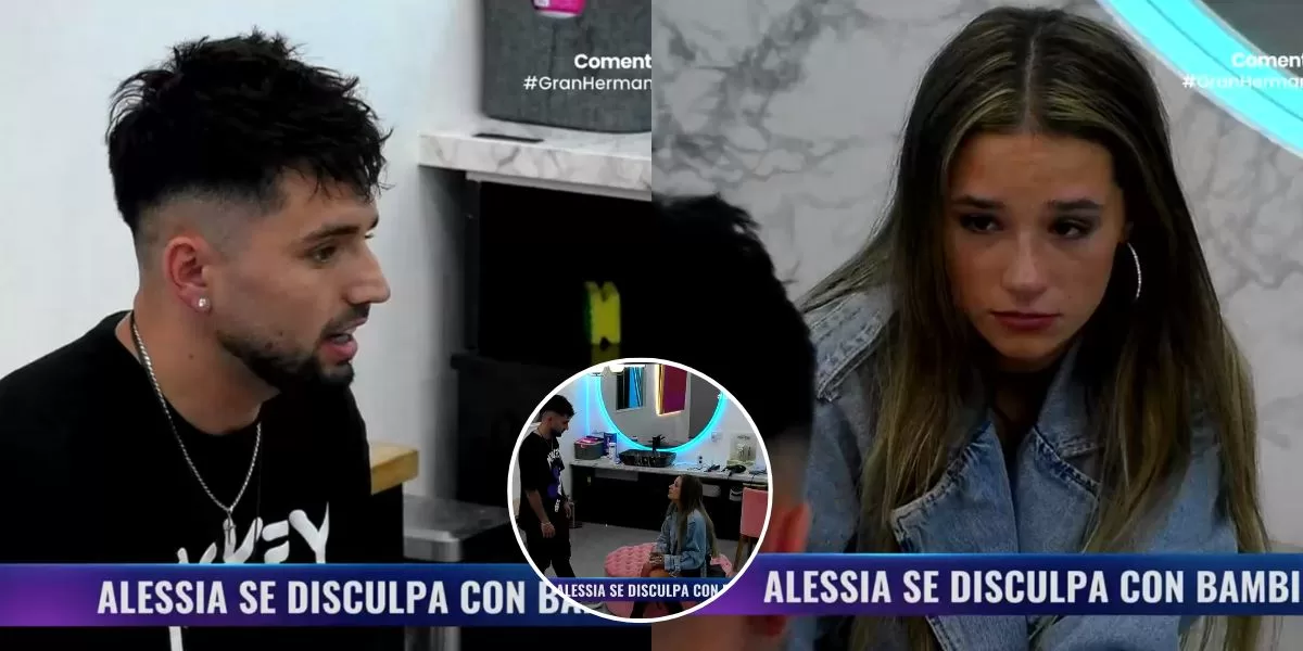 Era sin duda, una de las conversaciones más esperadas por los seguidores de Gran Hermano, Bambino enfrentó a Alessia tras su fugaz regreso a la casa