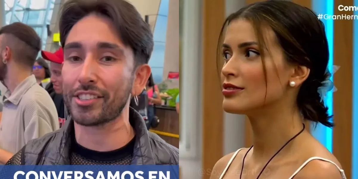 Mejor amigo de Cony de Gran Hermano reaccionó a apoyo de fans en el aeropuerto: "No me lo imaginaba"