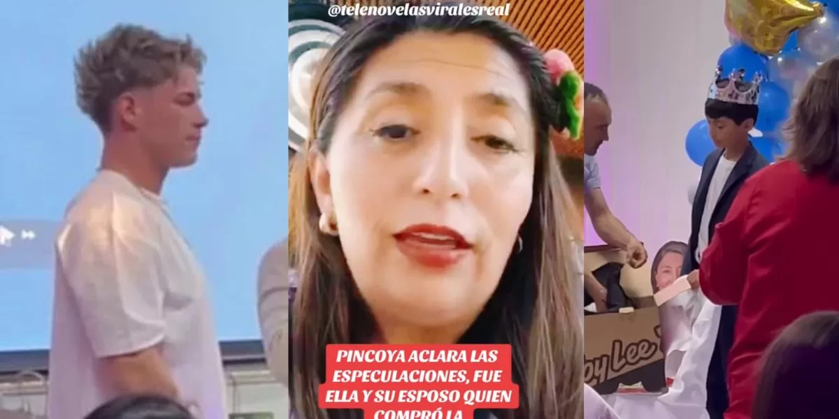 Pincoya celebró con todo el cumpleaños de su hijo, ñeñe.