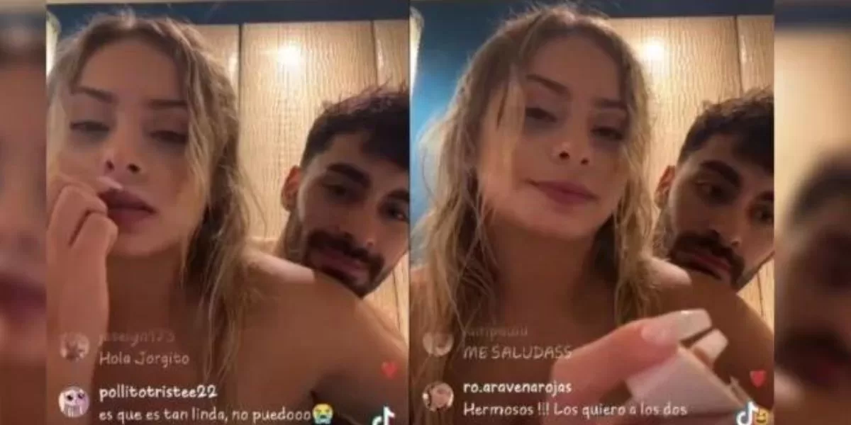 Skarleth Labra recibe inesperado mensaje en pleno live con Jorge: Era de su ex pareja