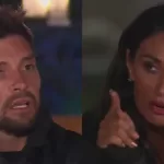 El cara a cara de Pamela y Luis