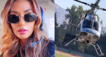 Reportan incidente en helicóptero donde se trasladaba Pamela Díaz: aeronave debió aterrizar de emergencia en Chicureo