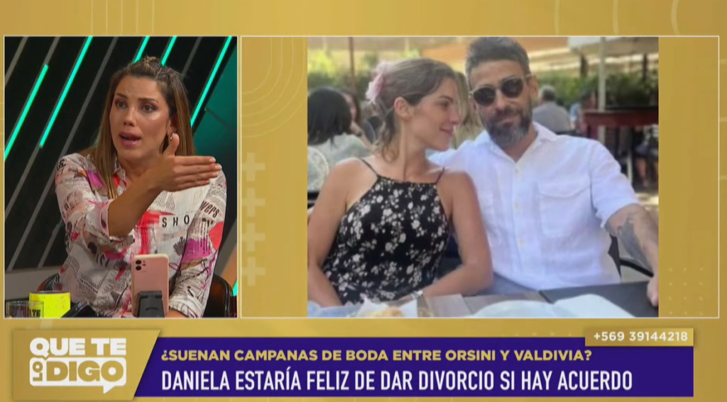 Paula Escobar Que te lo digo Paula Escobar reveló en el programa "Que te digo" detalles del divorcio entre Daniela Aránguiz y Jorge Valdivia