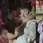 ¿Pensaron que no los verían? Luis Mateucci y Daniela Colett concretaron su romance con un apasionado beso 4 Luis y Daniela Colett / Beso en Ganar o Servir