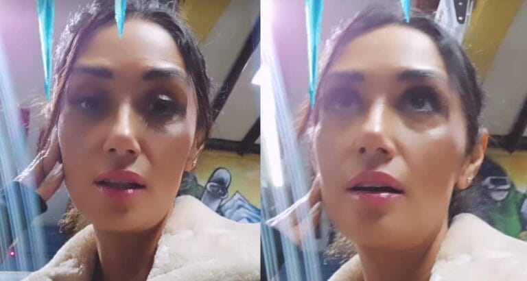 Así quedo su casa: Pamela Díaz sufrió la inundación de su casa tras tras intensas lluvias