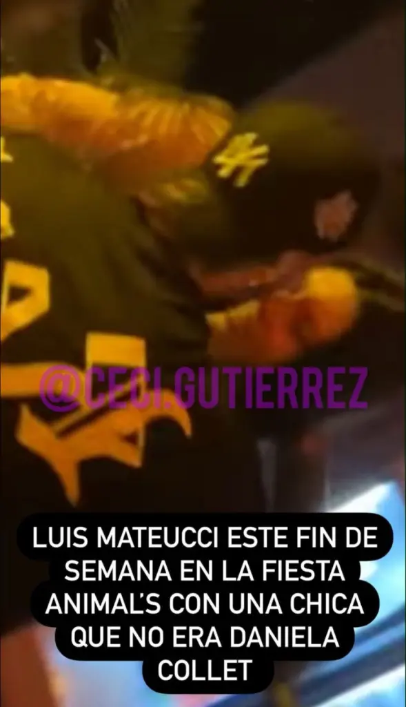"Daniela lo pierde todo" Aseguran que Luis Mateucci estaba con otra mujer en popular fiesta capitalina 2 Luis Mateucci Ahora, la modelo Daniela Colett regresó a Brasil con sus hijos, sin anunciar oficialmente su distanciamiento de Luis Mateucci, con quien había mantenido una intensa relación en los últimos meses.