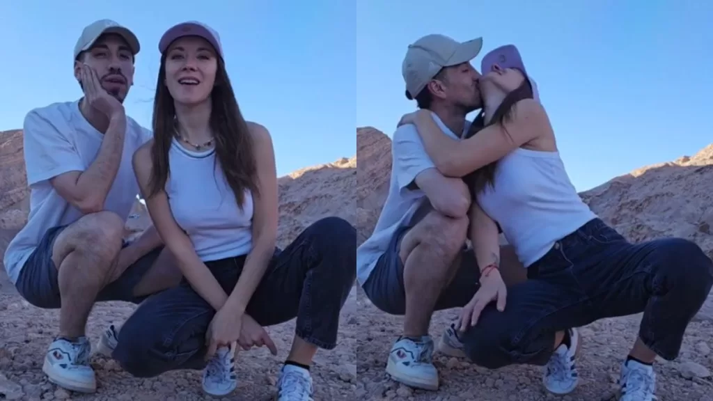 Carla Jara y Diego Urrutia 1 1024x576 1 La pareja viajó el 19 de septiembre y aprovechó para visitar lugares turísticos como el Valle de la Muerte y los Geysers del Tatio.