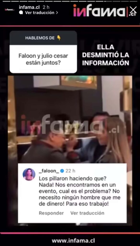 YRIXQLNE2ZBZVLHA2REQZDSD3A Esta imagen generó rumores sobre un supuesto romance entre ambos, lo que rápidamente fue comentado en programas de farándula y en redes sociales.