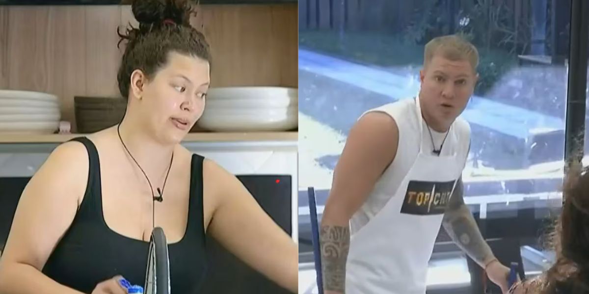 «¿Cuándo has limpiado? y comes todas las comidas»Michelle Carvalho y Felipe protagonizaron tenso cruce en Gran Hermano