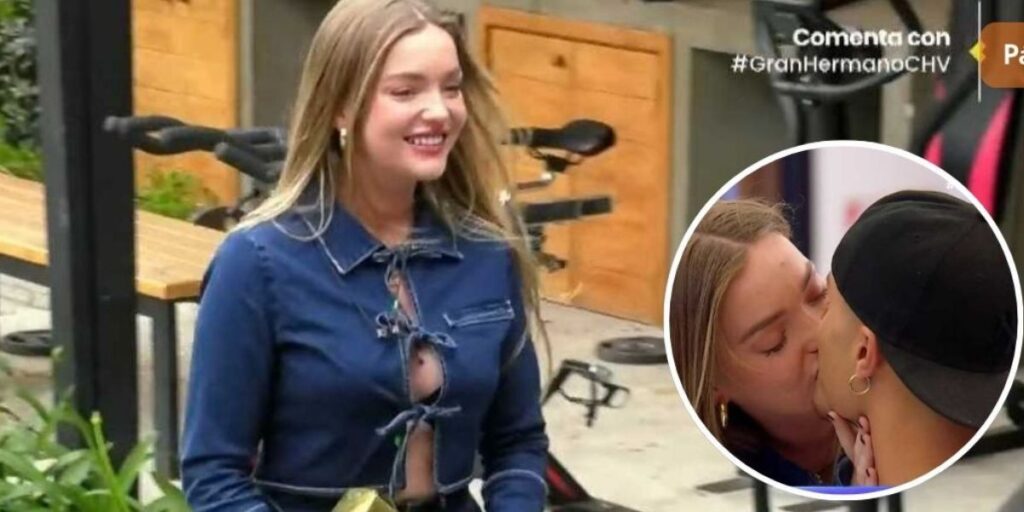 Con un apasionado beso: así fue el  esperado reingreso de Antonia a ‘Gran Hermano’ durante el congelado