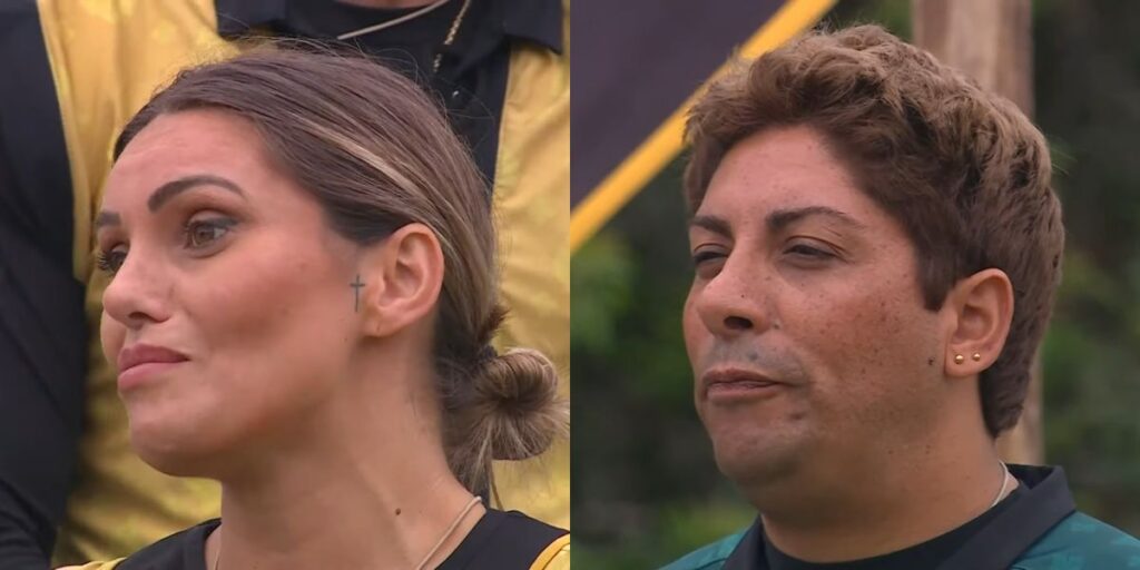 chama gran hermano 5 Tras la prueba, se desarrollaron dos grandes enfrentamientos, y uno de ellos casi llegó a los golpes. El primero fue entre Pangal Andrade y Luis Mateucci, quienes se enfrentaron por las burlas de Luis hacia Pangal tras la derrota del equipo Soberanos, lo que obligó a la producción de Canal 13 a intervenir para evitar que la pelea escalara.