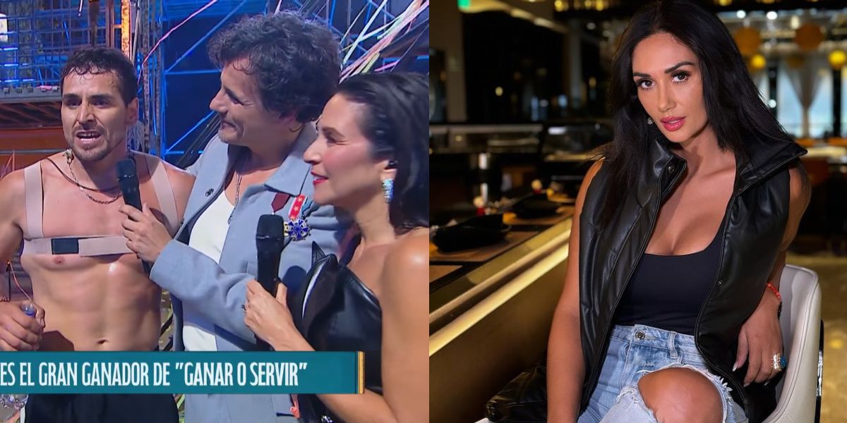 Pamela Díaz aparó miradas con look transparente en gran final de Ganar o Servir: «Tremenda Diosa»