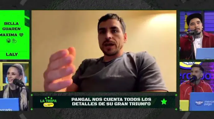 Le rayó la cancha: Pangal Andrade enfrentó a Guarén por dichos en su contra al salir de Ganar o Servir 2 Captura de pantalla 2024 11 07 125545.png En este espacio, Pangal fue consultado sobre la relación tensa que mantuvo con Mateucci durante el reality, lo que le permitió aclarar varios puntos.