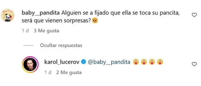 Polémicas fotos de Karo Lucero y su esposa levantaron rumores de embarazo 2 respuesta karol 690x297 1 La publicación surge en medio de una controversia previa, donde el exintegrante de Yingo fue acusado de no pagar remuneraciones a trabajadores de su empresa, Like Media. Ahora, el comunicador busca dejar atrás esa polémica y enfocarse en su vida personal.