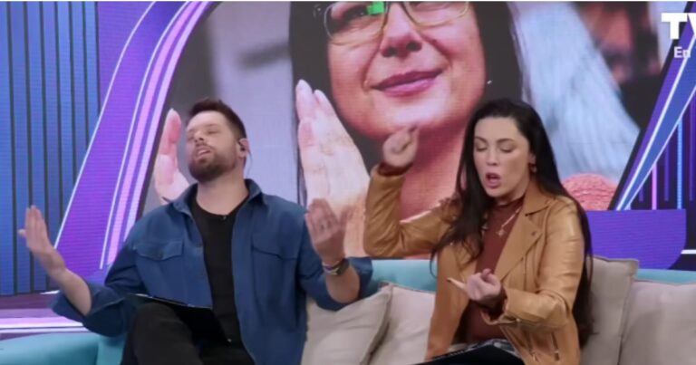 Daniela Aránguiz y Michael Roldán tuvieron 'rasca' round al aire: "Métetelo en la cabeza"