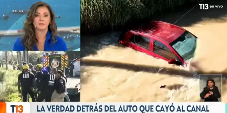 No se trató de una “clase” de manejo: Revelan la verdad sobre caso de pareja rescatada tras caer con su auto al canal San Carlos