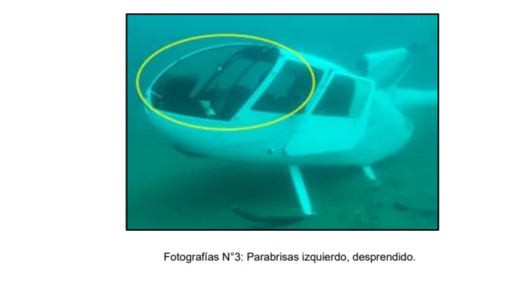 helc 6 1 Esta condensación provocó que el piloto perdiera referencias visuales y realizara un descenso involuntario que terminó con el impacto en el Lago Ranco. El informe señala que la aeronave, las licencias y el mantenimiento estaban en regla, y que no había alcohol ni drogas involucradas.