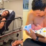 “Bienvenida Alanna» Pangal Andrade y Melina Noto se convirtieron en padres y comparten primeras imágenes de su bebe