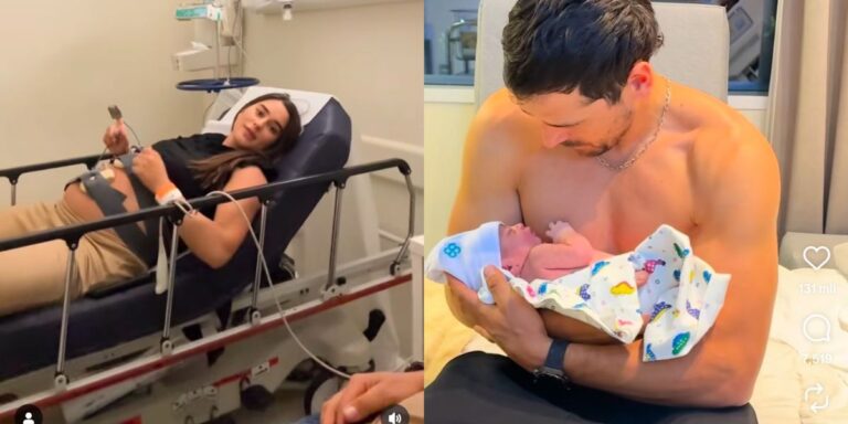 “Bienvenida Alanna» Pangal Andrade y Melina Noto se convirtieron en padres y comparten primeras imágenes de su bebe