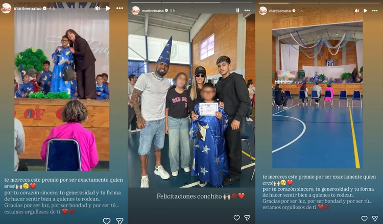 "Esta foto lo confirmó todo" Arturo Vidal y Marité Matus reaparecen juntos y por importante motivo 2 FotoJet 1 1 Arturo Vidal y Marité Matus sorprendieron en redes sociales al aparecer juntos una vez más, esta vez por una razón profundamente emotiva que generó reacciones positivas entre sus seguidores. Ambos asistieron a un importante evento familiar que marcó el cierre del año escolar.