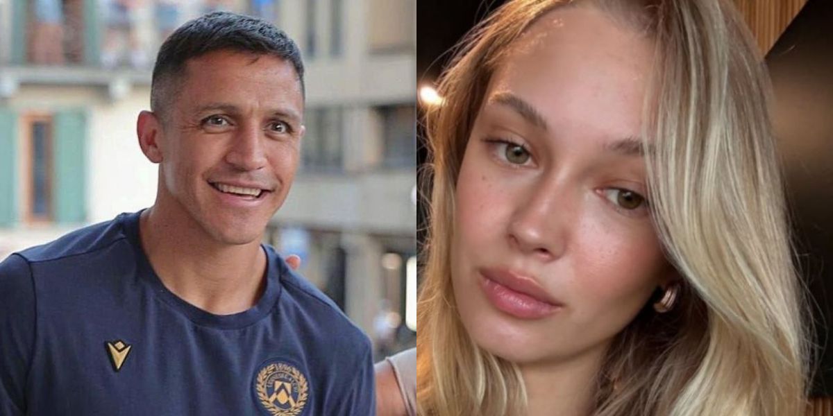 Alexandra Litvinova y Alexis Sánchez