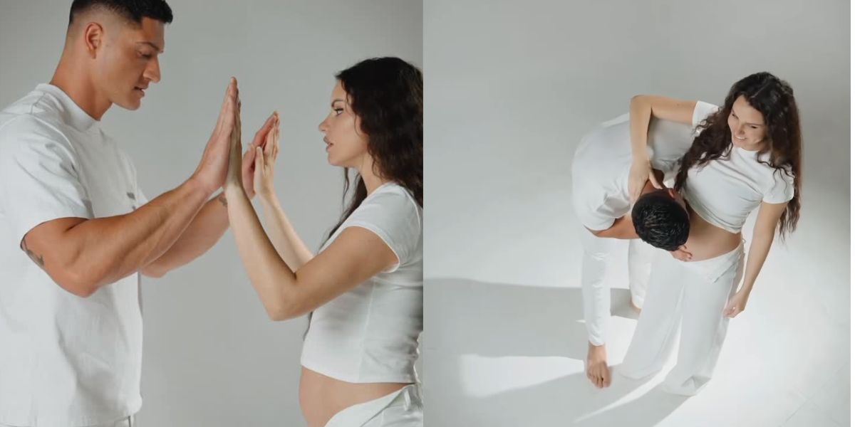 Emilia Dides y Sammis Reyes emocionan con artístico video de revelación de género: “Eres todo lo que esperabamos”